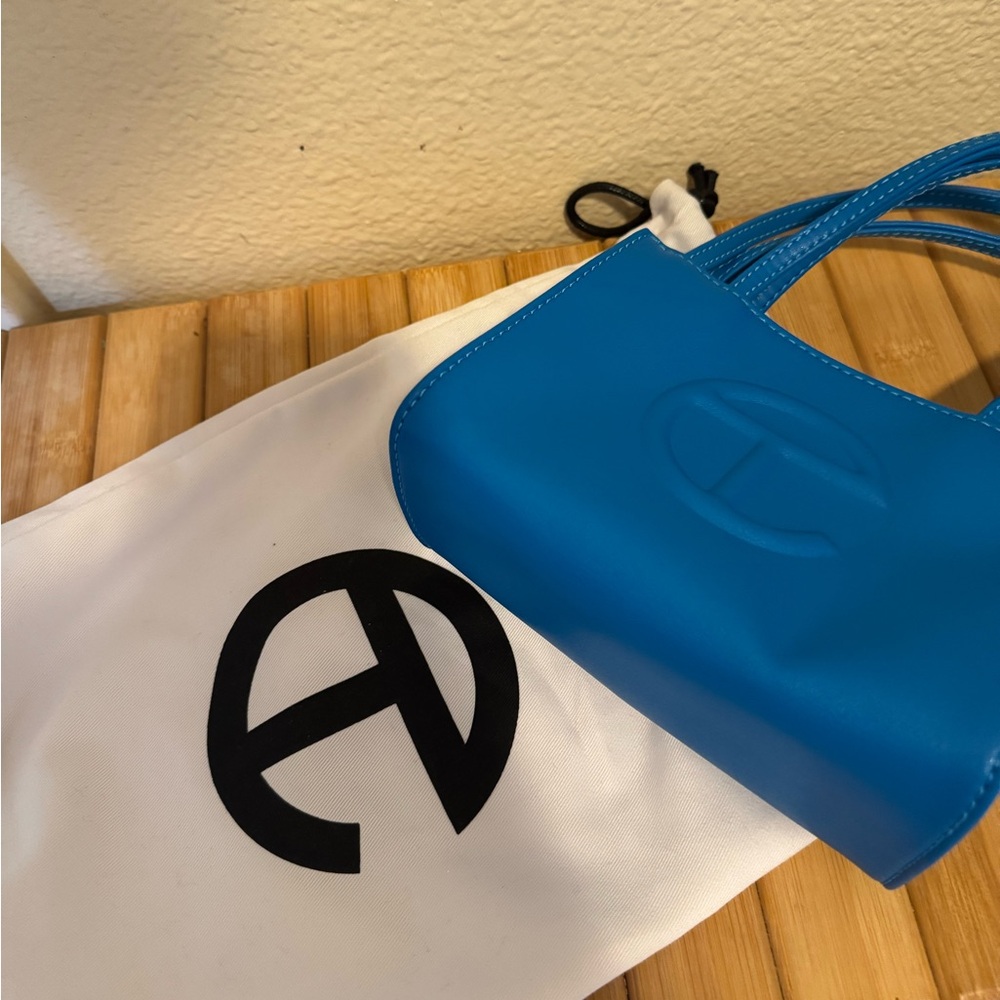 Telfar Cyan Shopping Bag - Small - Picture 3 of 6